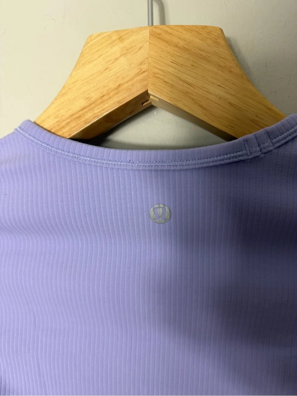 Lululemon All it Takes Ribbed Nulu Long Sleeve Lilac Purple Top Tee *29